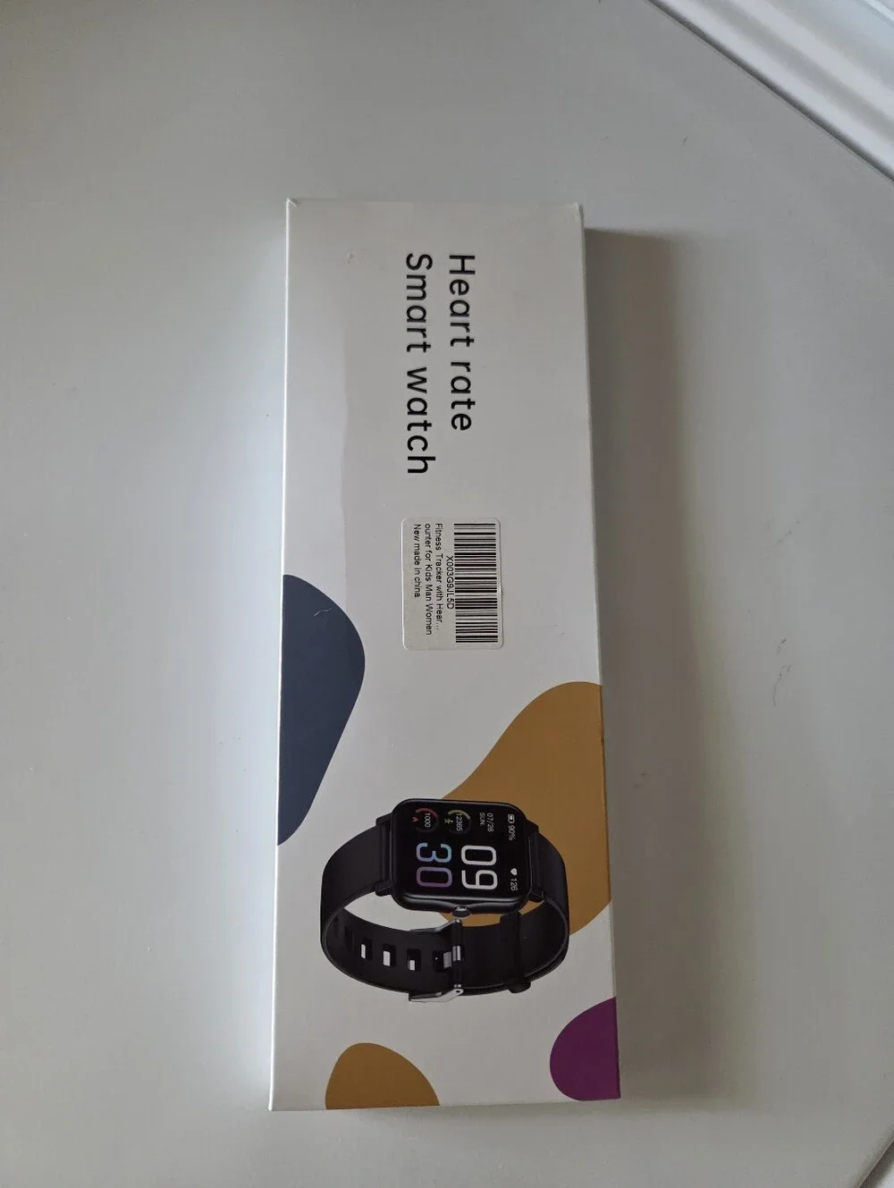 Black Smart Fitness Watch - Sleek Activity Tracker